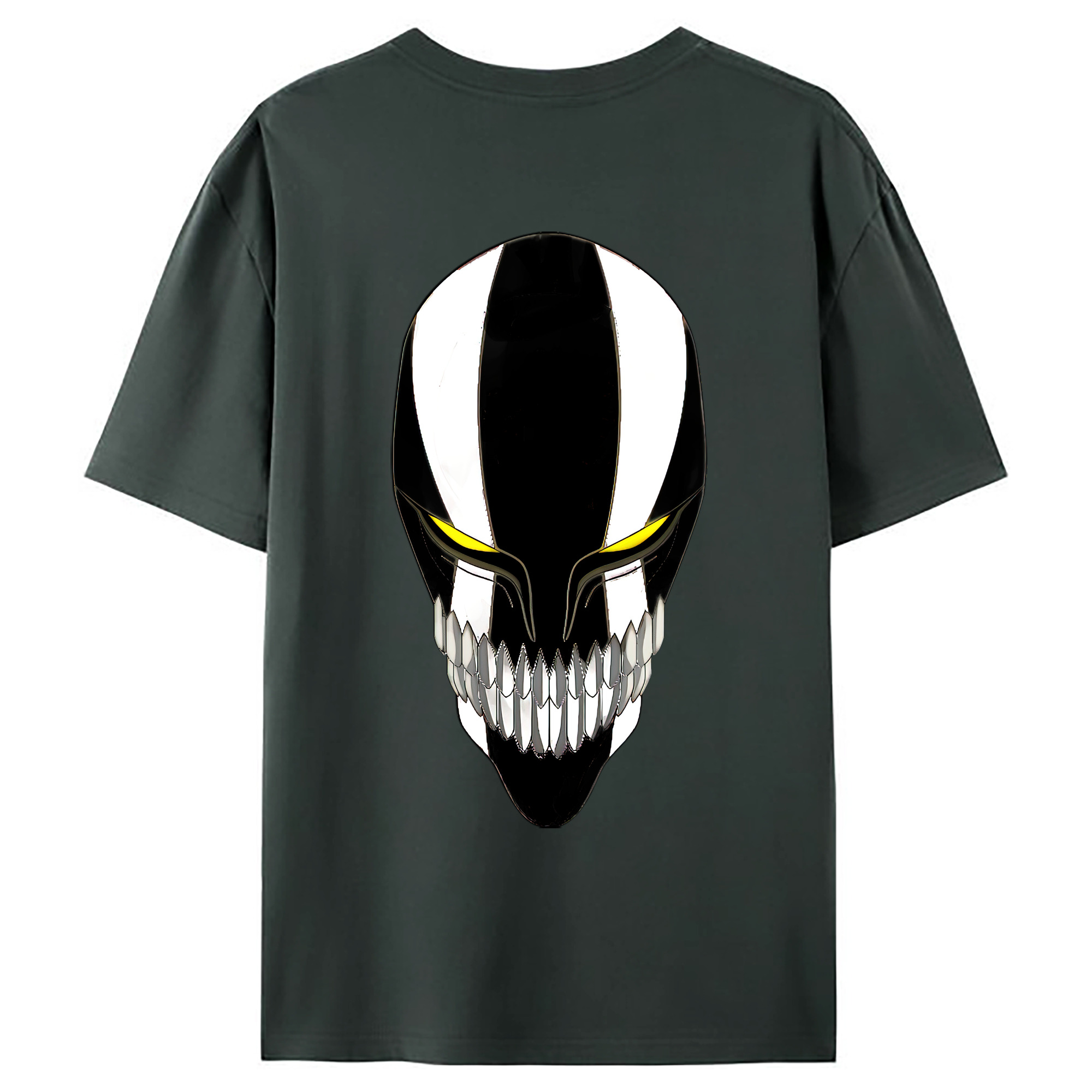 （画像用） ブリーチ 黒崎一護（くろさき いちご）BLEACH Kurosaki Ichigo 綿100％ メンズ半袖Tシャツ（バックプリント） 通気性